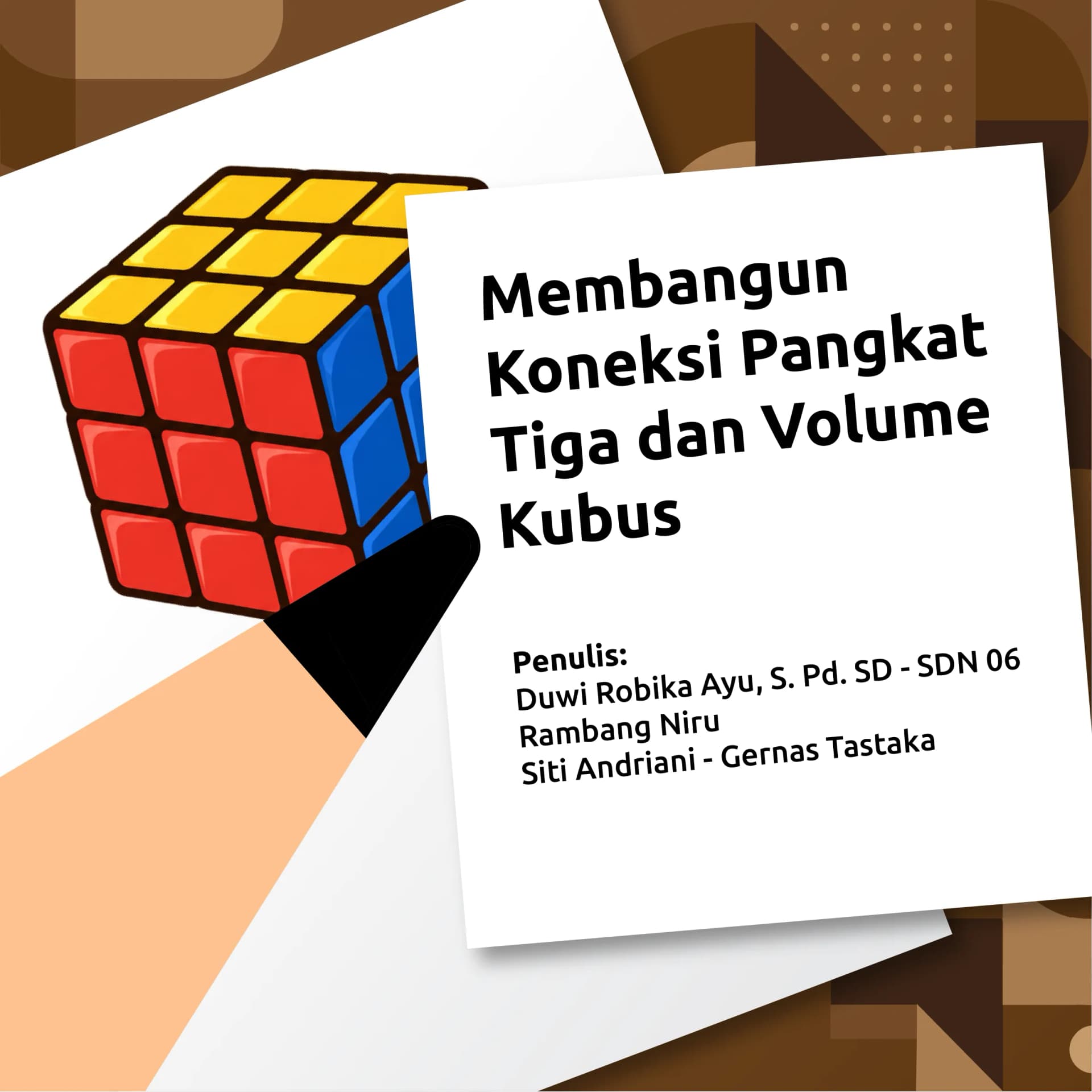 Membangun Koneksi Pangkat Tiga dan Volume Kubus