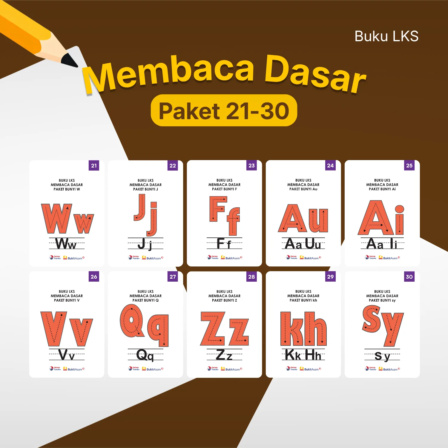 Buku LKS Membaca Dasar Paket (21-30)