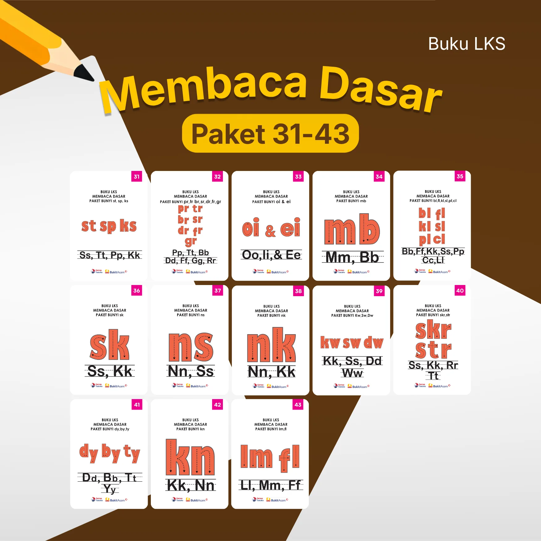 Buku LKS Membaca Dasar Paket (31-43)