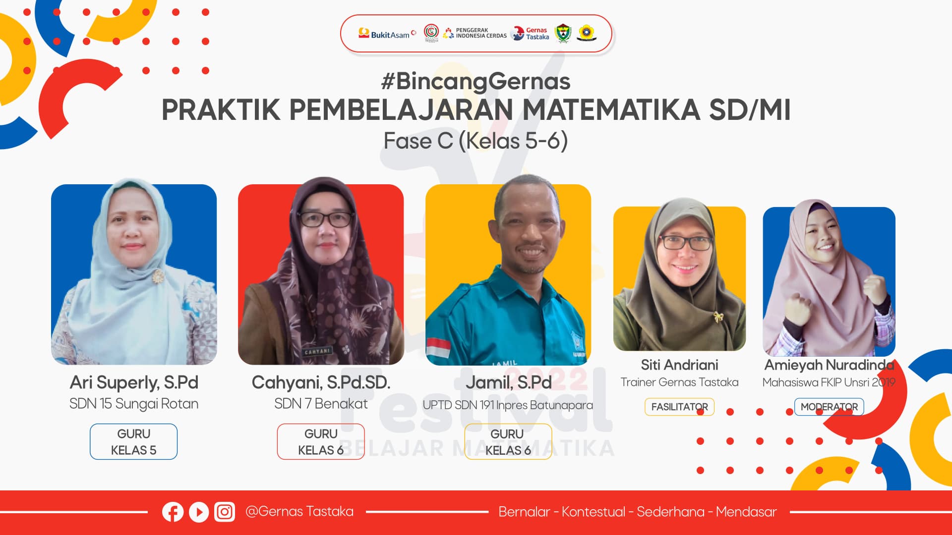 Festival belajar C "Praktik Pembelajaran Matematika"