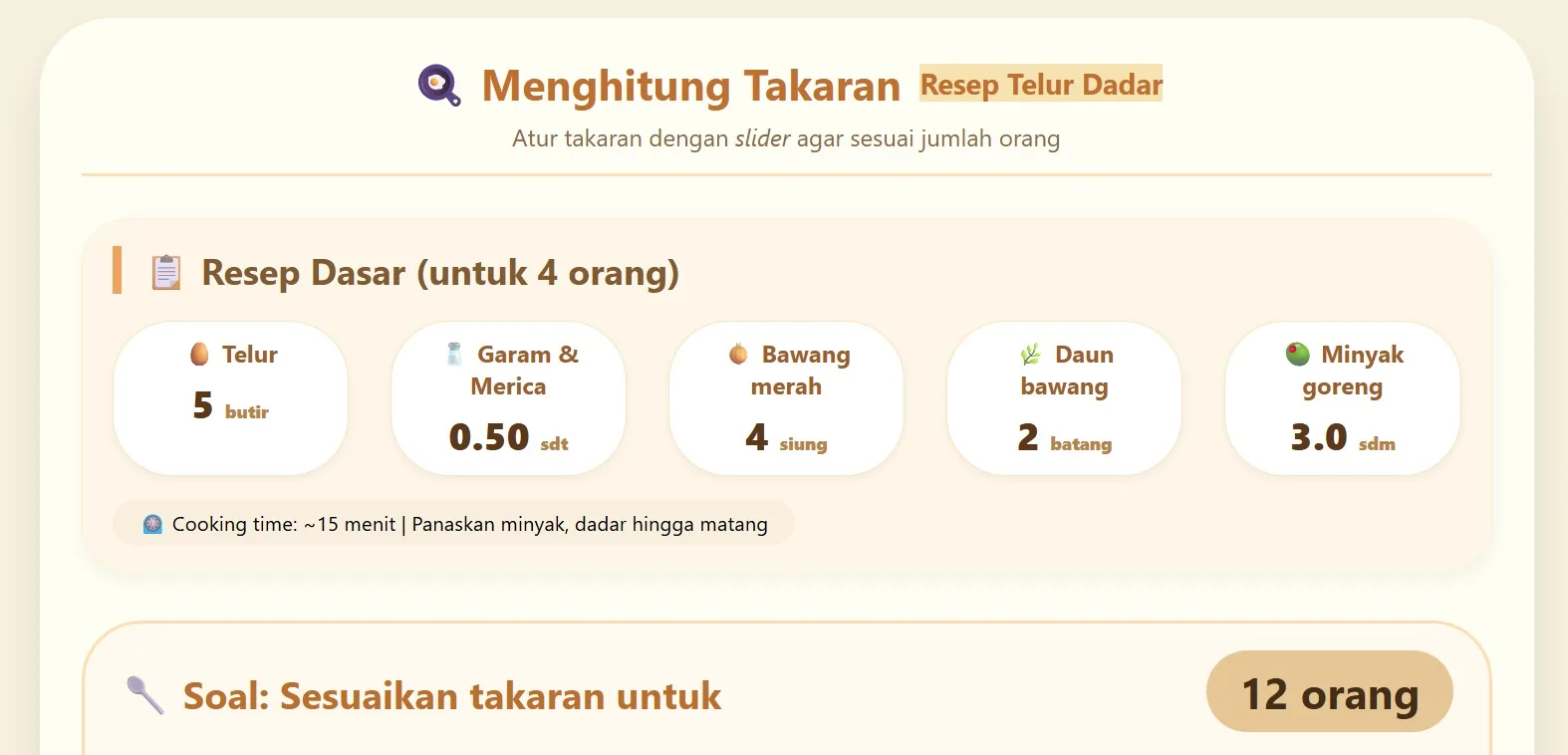 Telur Dadar